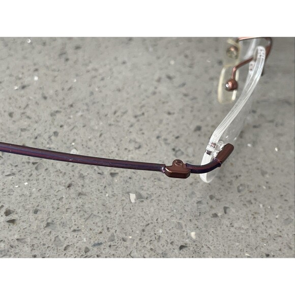 GUESS GU1274 BRN 48-17-140 Stainless Steel Rimless Eyeglasses Frames ONLY Brown main image 4
